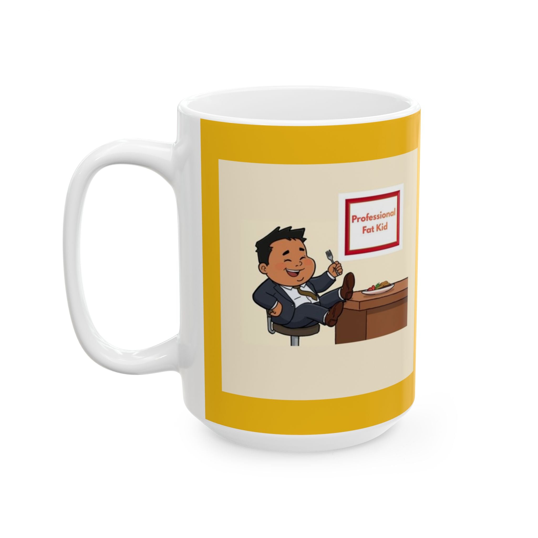 Teacher Appreciation Ceramic Mug — Cute Classroom Cartoon Design (11oz/15oz)