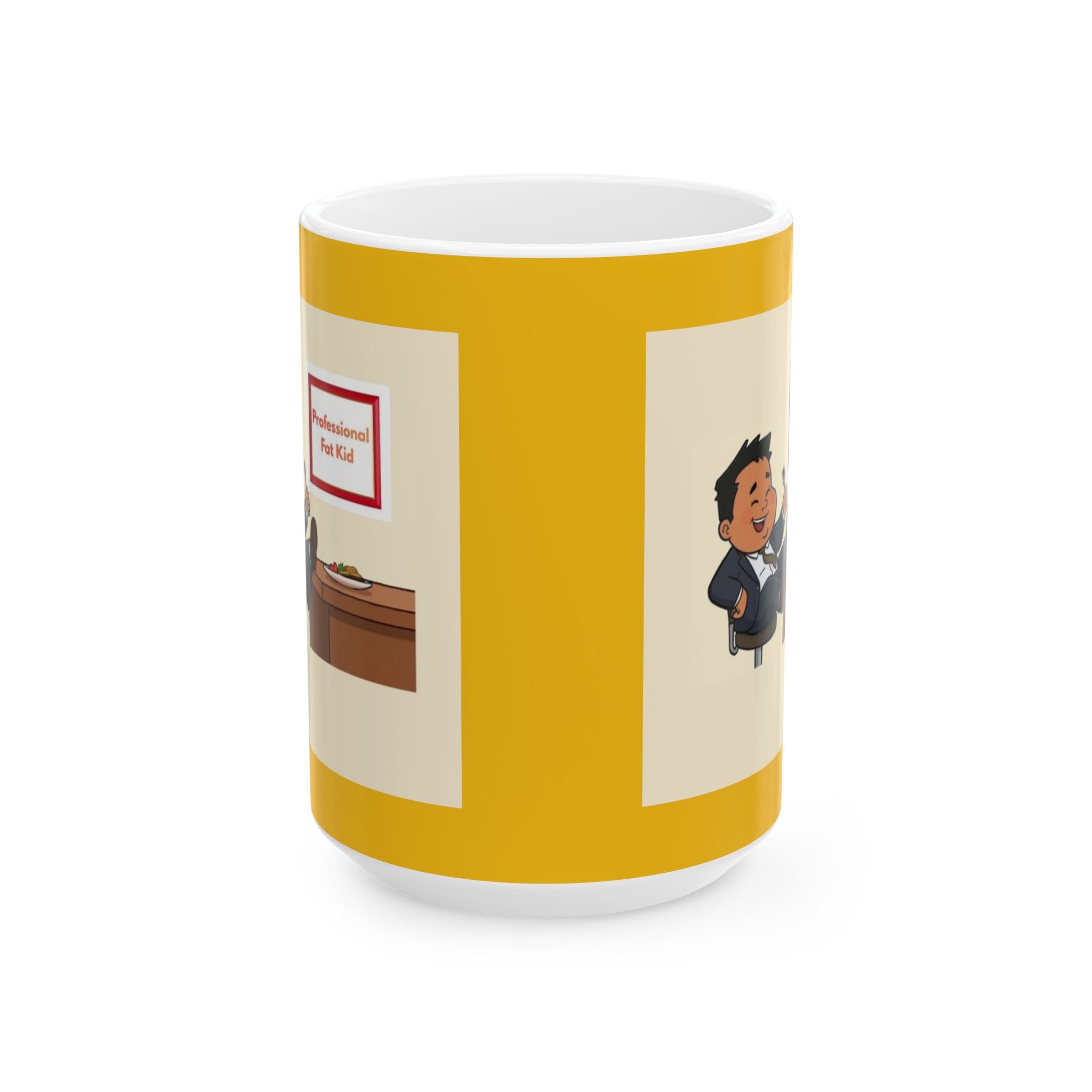 Teacher Appreciation Ceramic Mug — Cute Classroom Cartoon Design (11oz/15oz)