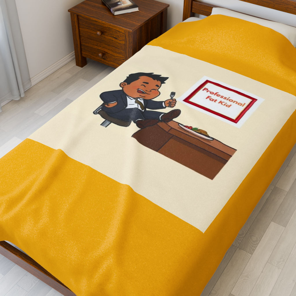 Professional Fat Kid Velveteen Plush Blanket