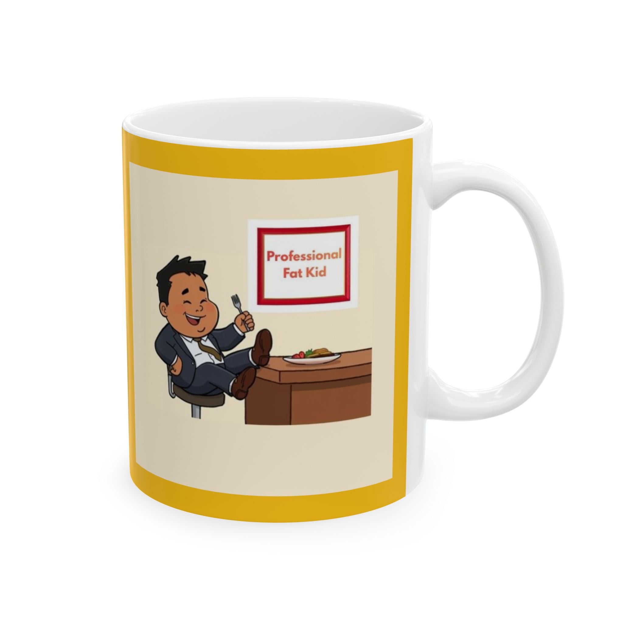 Teacher Appreciation Ceramic Mug — Cute Classroom Cartoon Design (11oz/15oz)