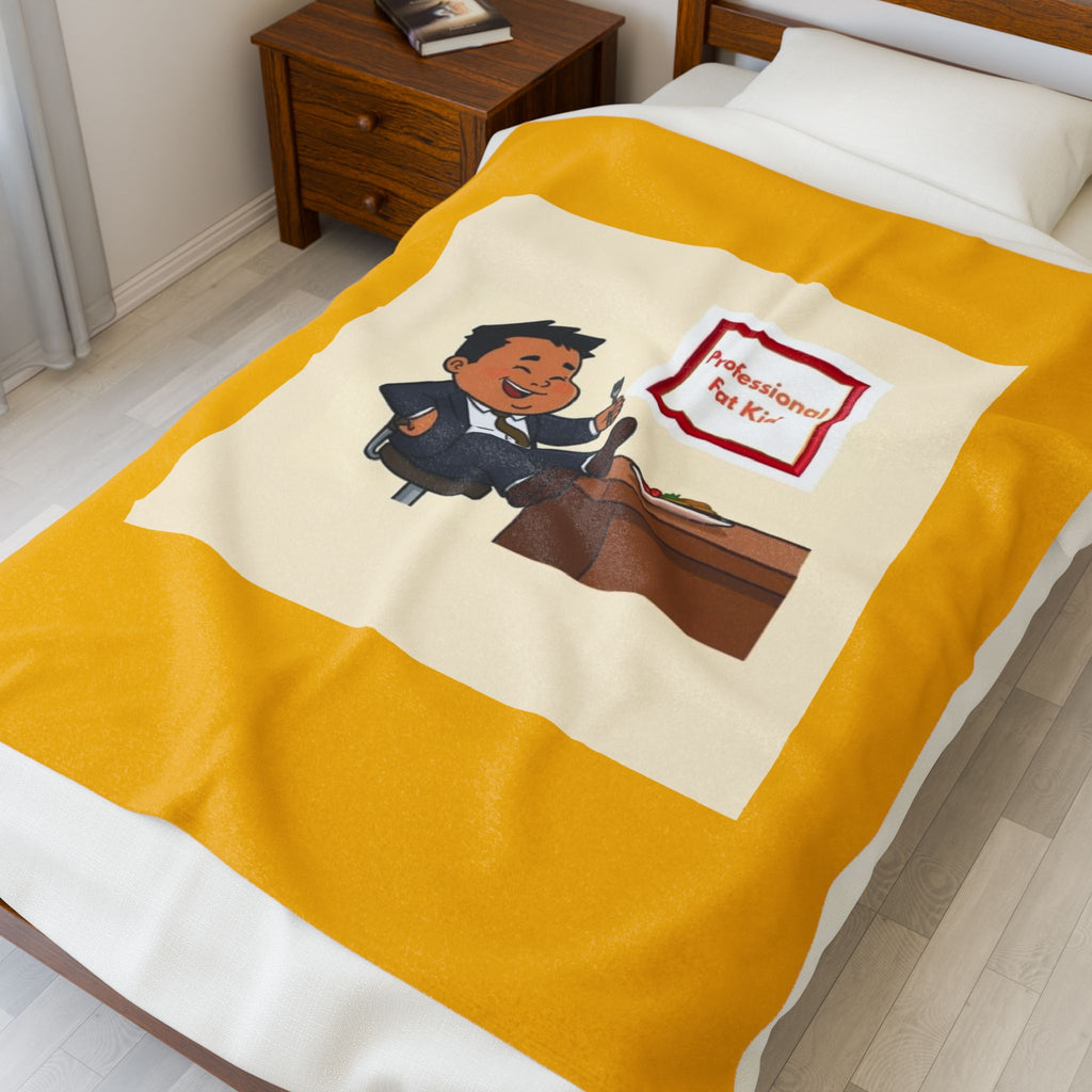 Professional Fat Kid Velveteen Plush Blanket