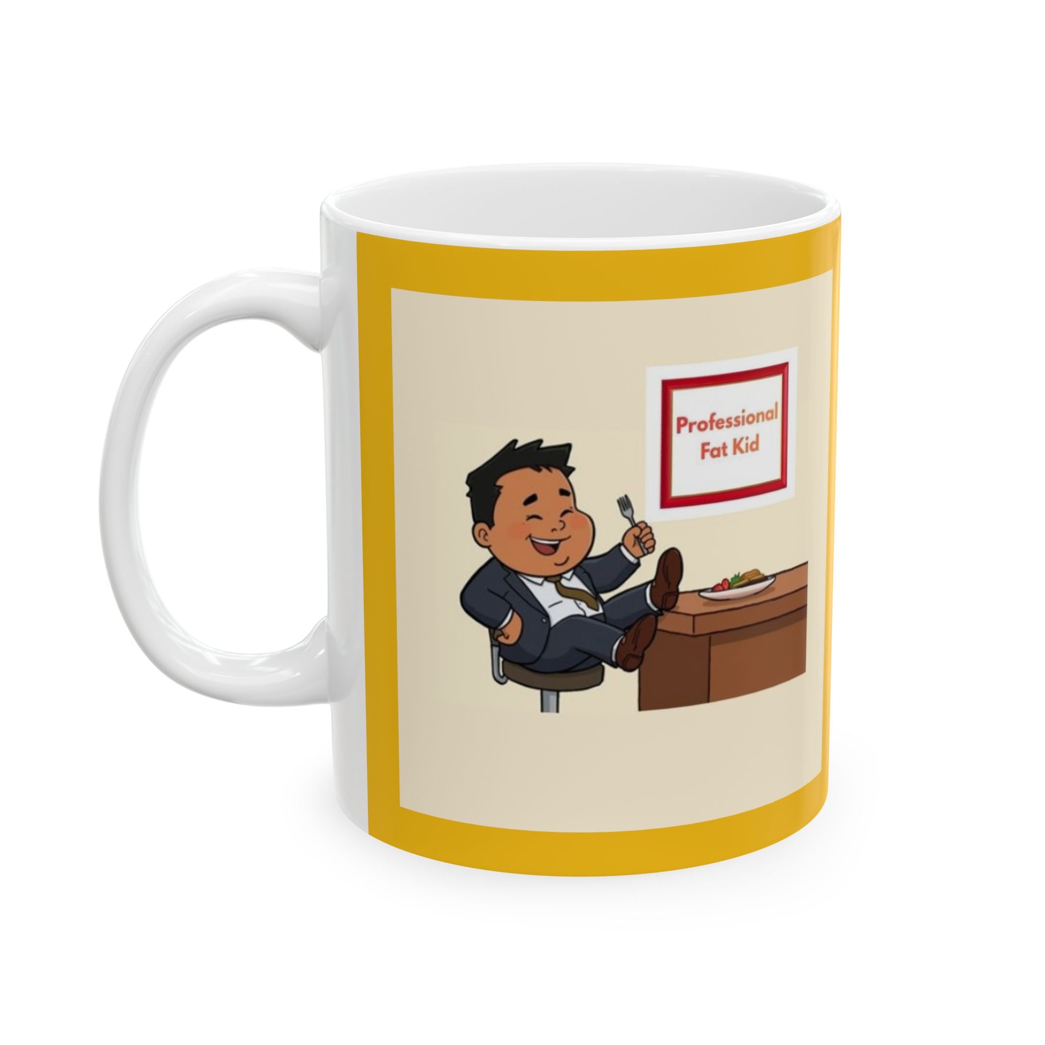 Teacher Appreciation Ceramic Mug — Cute Classroom Cartoon Design (11oz/15oz)