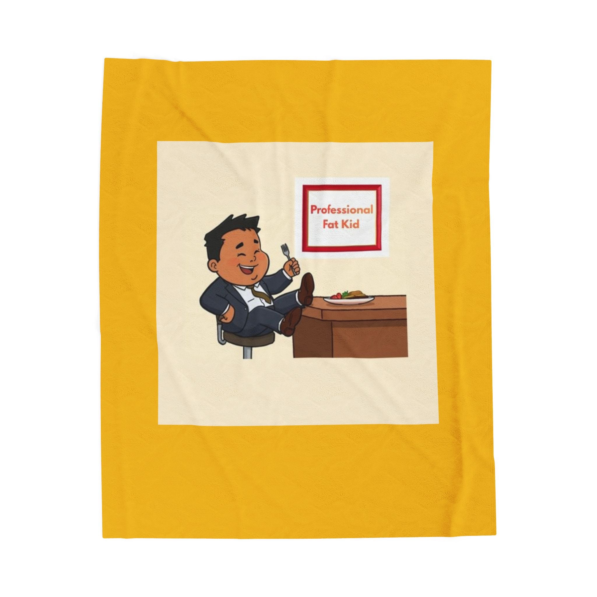 Professional Fat Kid Velveteen Plush Blanket