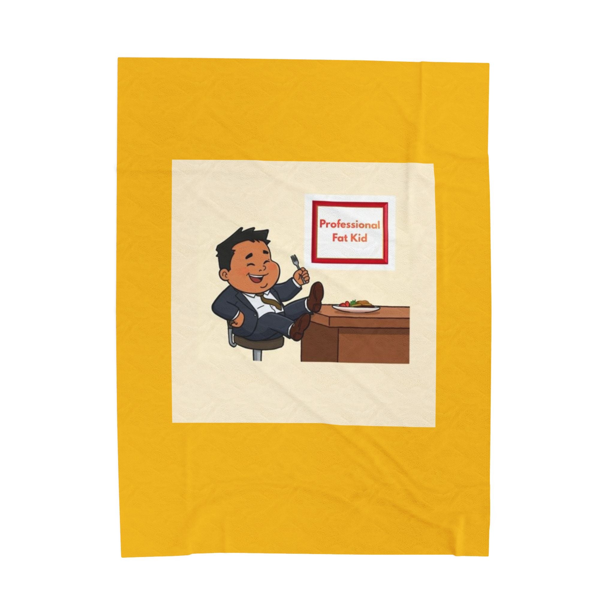Professional Fat Kid Velveteen Plush Blanket